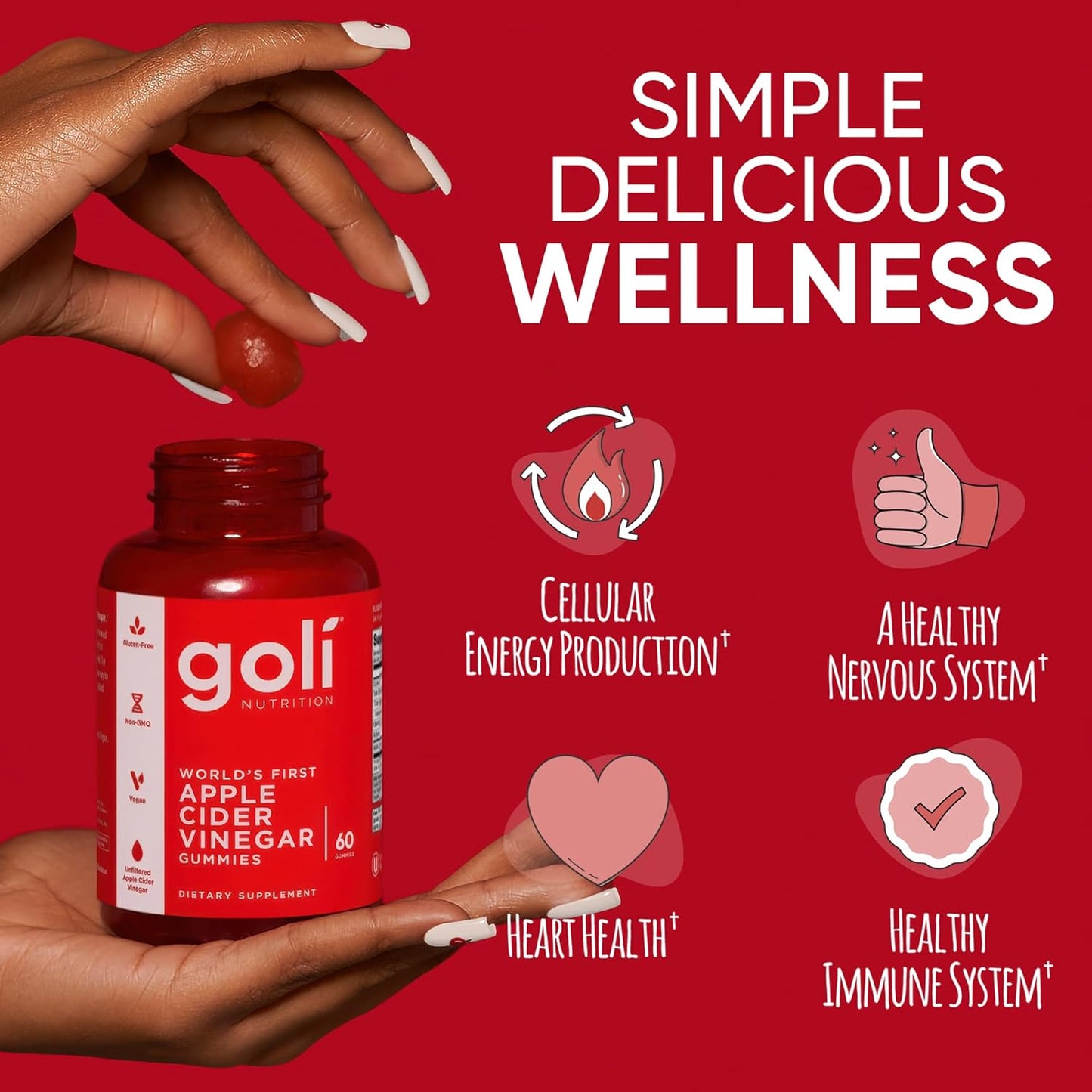 Goli Zero Sugar Pre Pro Postbiotic Gummies - Worlds First 3-in-1 with DE111, XOS, MCC1849 - No Sugar Alcohols - Vegan, Keto-Friendly, Non-GMO Pack of 3